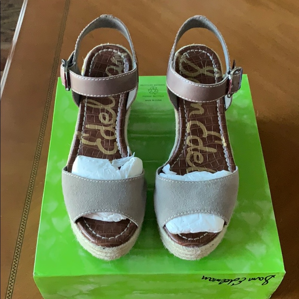 Sam Edelman Dimitree, Putty Suede Sandals